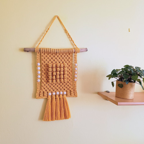 Macramé Boho - Zlatá harmónia — foto 2