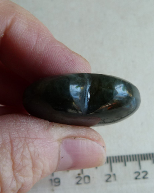 Labradoritové srdce - 3 cm — foto 4