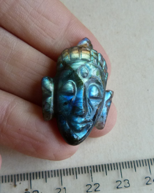 Labradoritový Shiva - 2,3 cm — foto 3