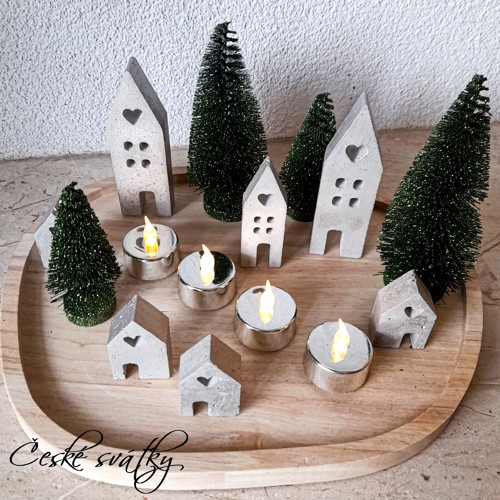 Adventní svícen s domečky — foto 6