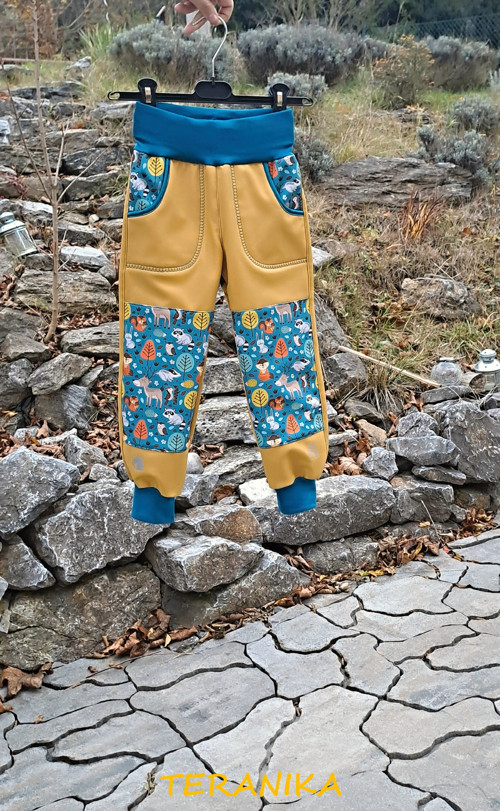 Softshellové kalhoty zimní 30/15 ....vel.98 IHNED — foto 4