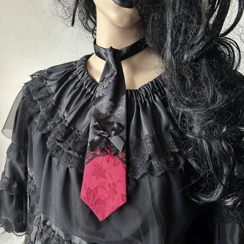 Gotická brokátová kravata — foto 2