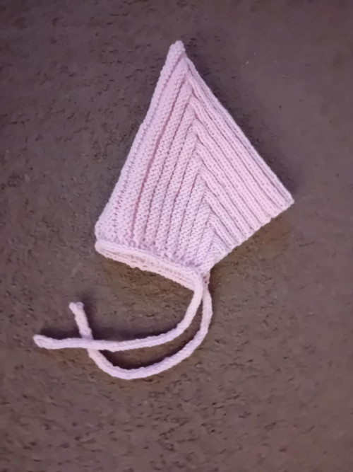 Dětská pletená elfí čepička "skřítek" — foto 5