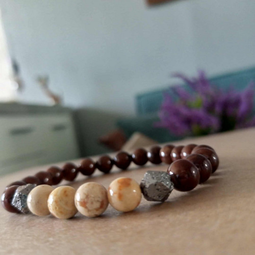 Náramek chalcedon a magnezit — foto 5