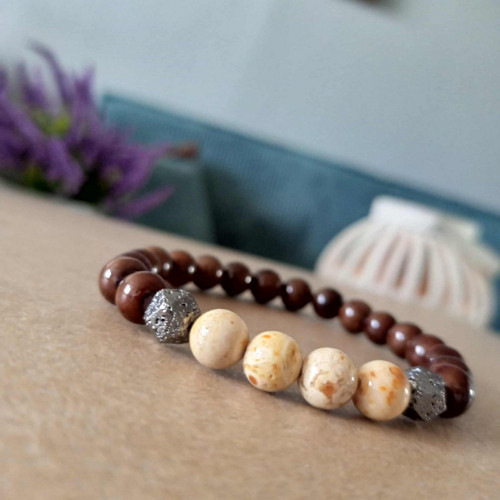 Náramek chalcedon a magnezit — foto 3