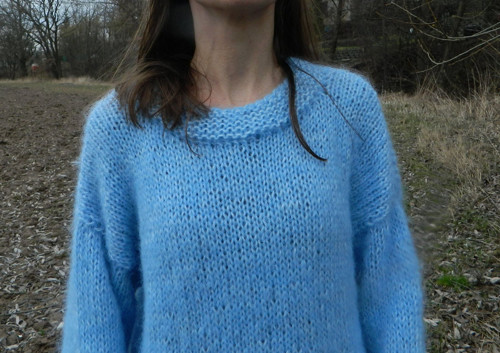 Mohérový oversize svetr — foto 4