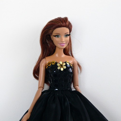 Barbie - spol. sezóna - černá + botičky — foto 2