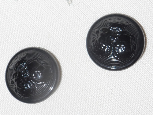 2x kovový KNOFLÍK, znak, erb — foto 4