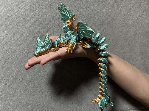 Axolotlí drak - 35 cm - 3D Tisk — foto 2