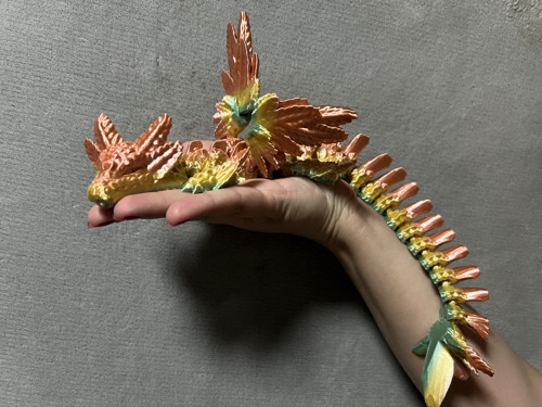 Axolotlí drak - 35 cm - 3D Tisk — foto 2