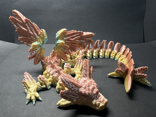 Axolotlí drak - 35 cm - 3D Tisk — foto 4