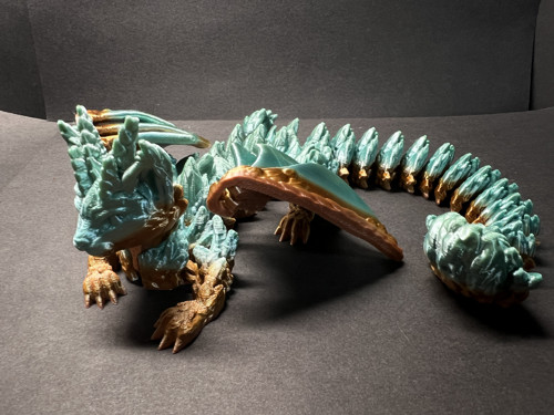 Kočičí drak - 30 cm - 3D Tisk — foto 4