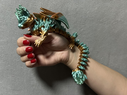 Kočičí drak - 30 cm - 3D Tisk — foto 2