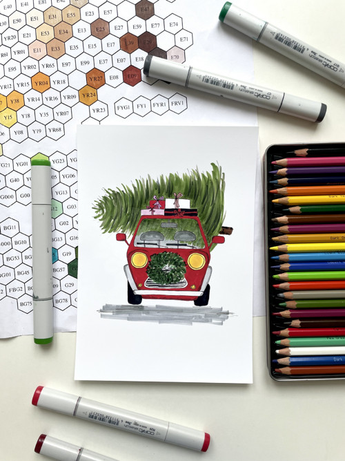 Vánoční přání – Mini Cooper se stromkem — foto 5
