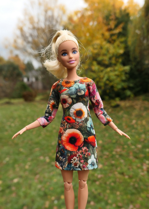 Šaty pro chladné dny pro Barbie — foto 2