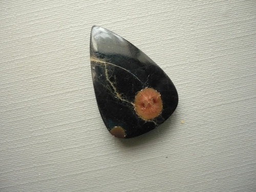 Kabošon - peanut obsidián 23 mm, č.9f — foto 2