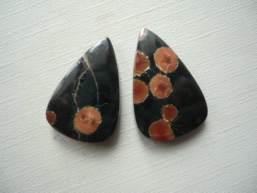Kabošon - peanut obsidián 23 mm, č.9f — foto 3