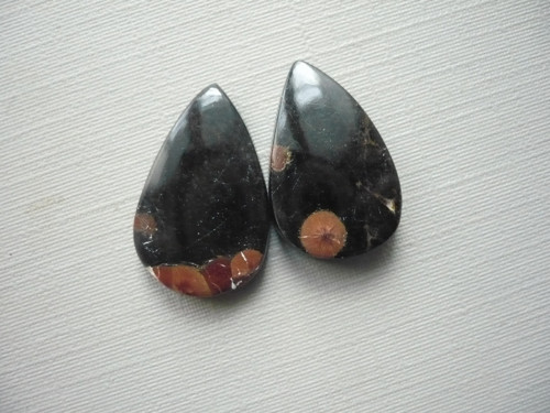 Kabošon - peanut obsidián 21 mm, č.16f — foto 3