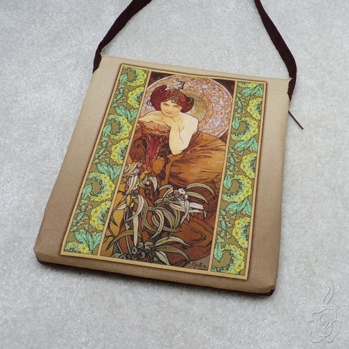 Kabelka Alfons Mucha - Smaragd — foto 3