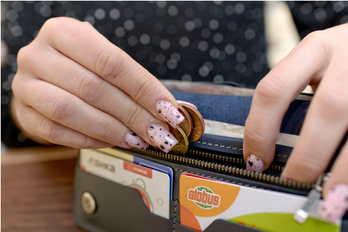 Peněženka-longer "M3_Sovička" Kůže.Тm.modrá — foto 5