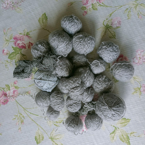 Vlna šedá mix 400g — foto 2