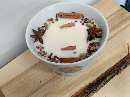 Svíčka Vánoční nálada - 300g — foto 3