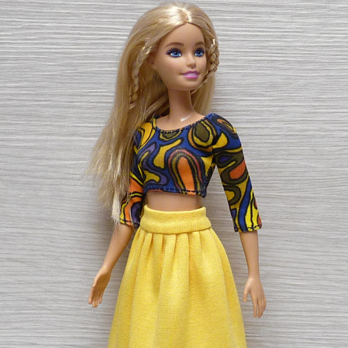Dlouhá sukně a top pro Barbie — foto 3