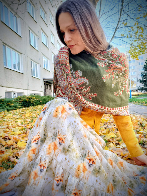 Foxys,Maxi Sukně Kaskádovitá — foto 5
