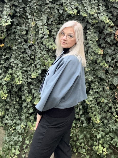 Kabátek světle modrý — foto 2