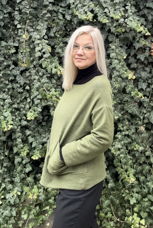 Mikina světle zelená — foto 3