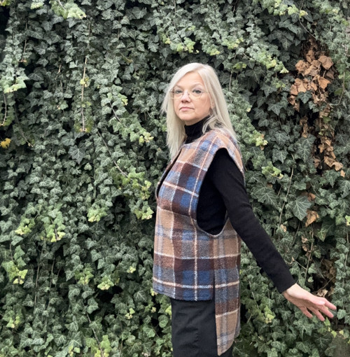 Vesta káro buklé — foto 4