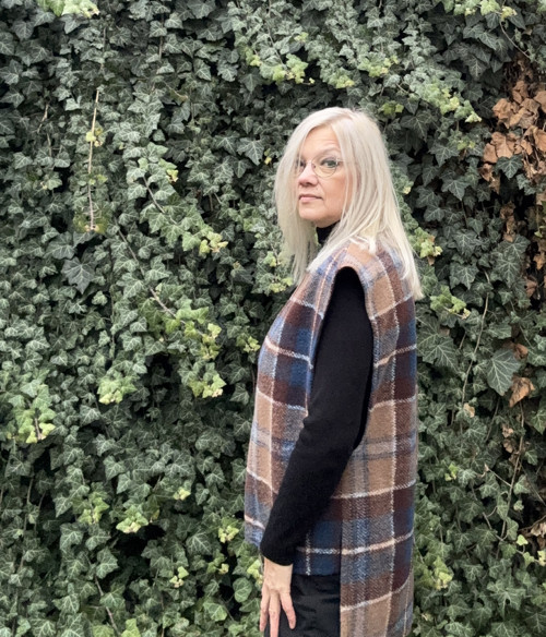 Vesta káro buklé — foto 5