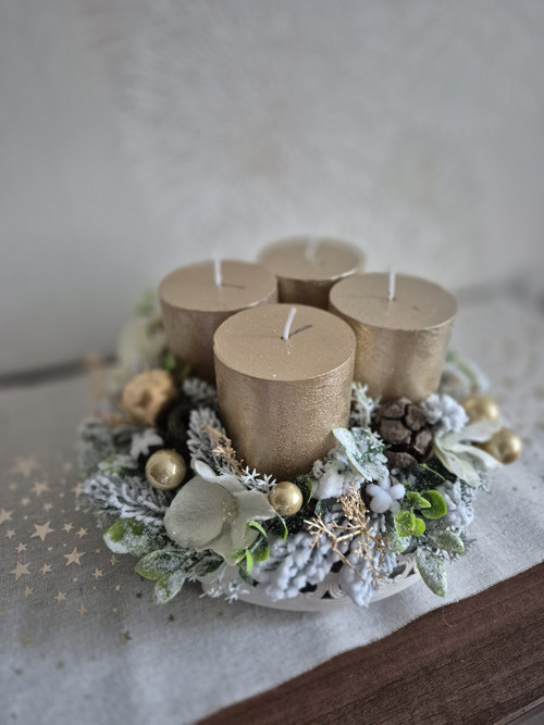 Luxusní vánoční svícen — foto 3