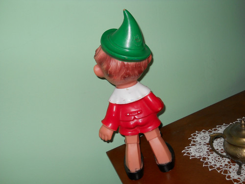 Pinocchio - gumová pískací figurka — foto 3