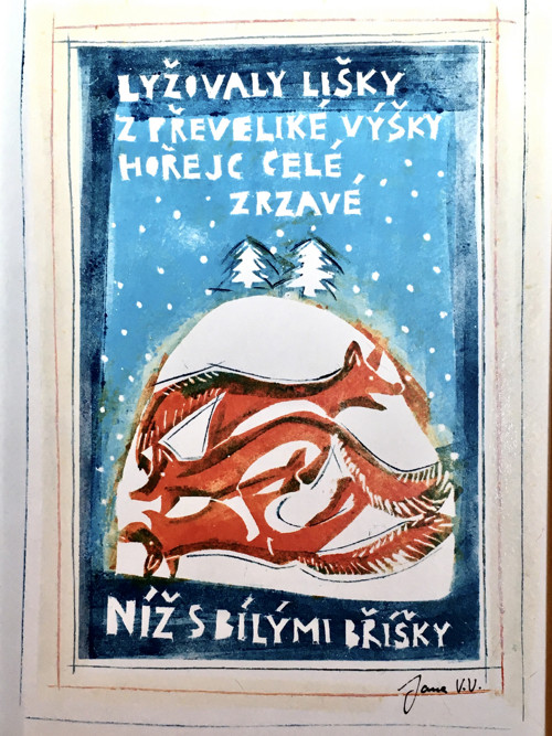 Lyžovaly lišky — foto 2