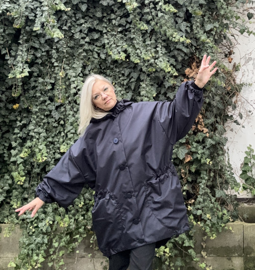 Bunda šusťáková modrá — foto 3