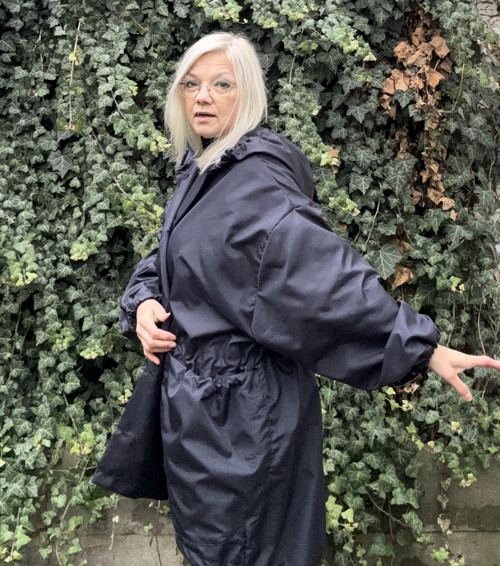 Bunda šusťáková modrá — foto 5