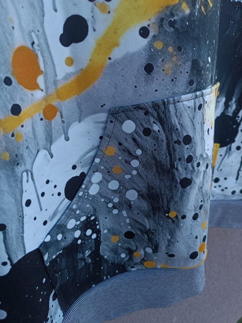 Paint splatters ... mikina s kapucí L — foto 5