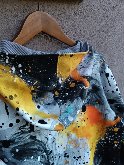 Paint splatters ... mikina s kapucí L — foto 6
