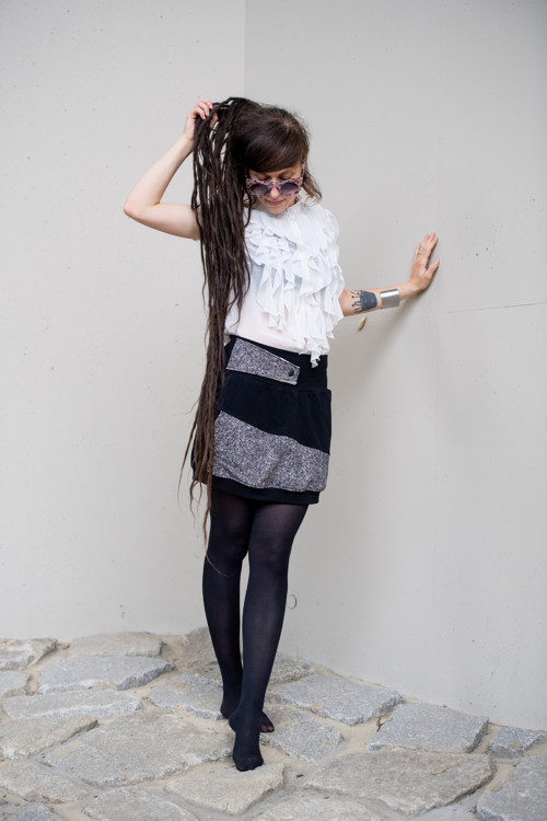 Sukně BEIGE / limitka — foto 3