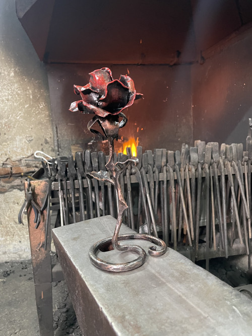 Kovaná ruža — foto 2