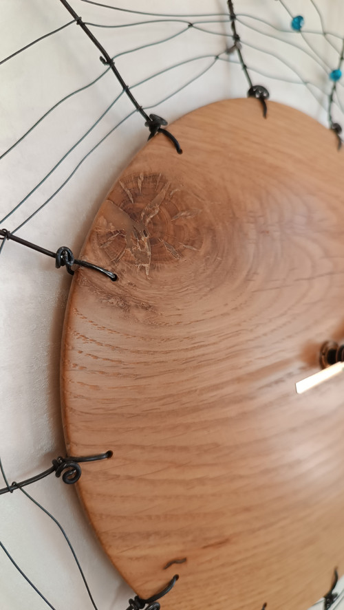 Hodiny 52 cm - Cesta ve vlnách — foto 4