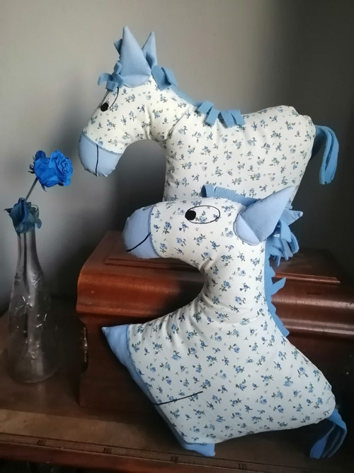 Koník Romantik... modrý — foto 4
