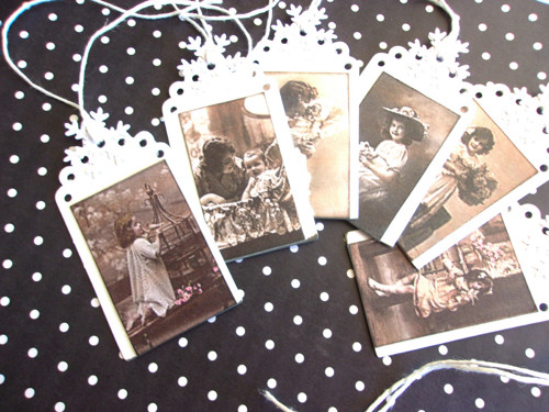 Vánoční visačky vintage — foto 3