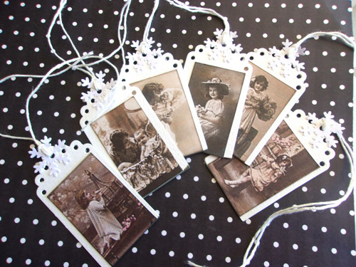 Vánoční visačky vintage — foto 2