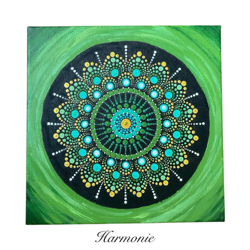 Vánoční malovaná mandala - Harmonie — foto 5