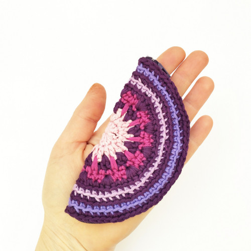 Háčkovaná peněženka – mandala — foto 2