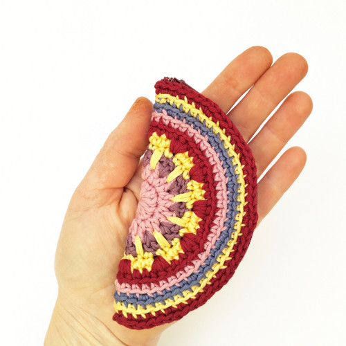 Háčkovaná peněženka – mandala — foto 2