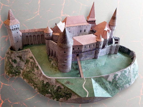 Papírový model hradu Corvin — foto 4