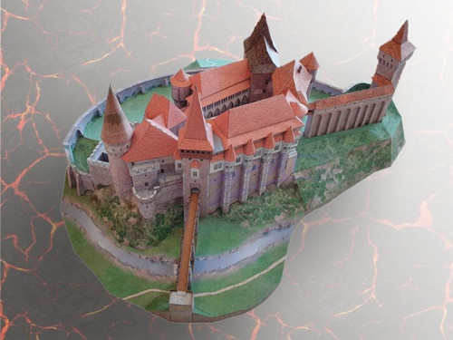 Papírový model hradu Corvin — foto 2